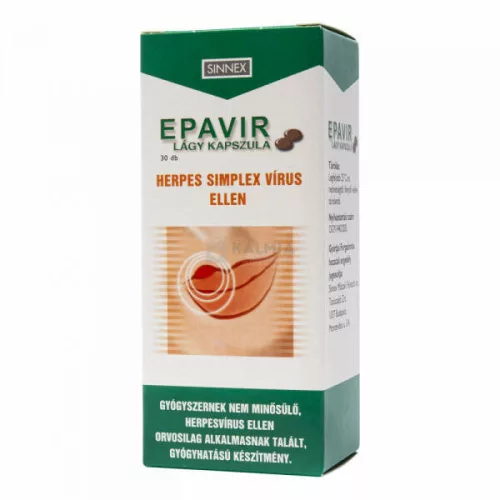 EPAVIR LÁGY KAPSZULA 30X