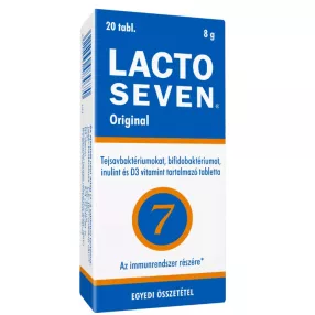 LACTOSEVEN TABLETTA 20X