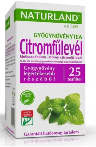 CITROMFŰLEVÉL TEA PHHG 25X FILT NLAND