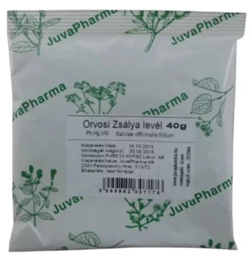 ORVOSI ZSÁLYALEVÉL 1X 40G JUVAPHARMA