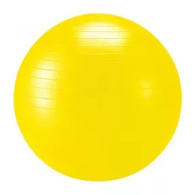 Gimnasztikai labda 65 cm sárga