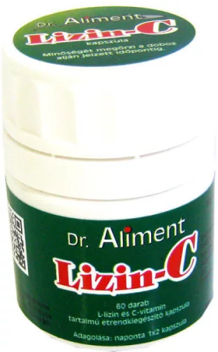 DR.ALIMENT LIZIN C 580MG KAPSZULA 60X