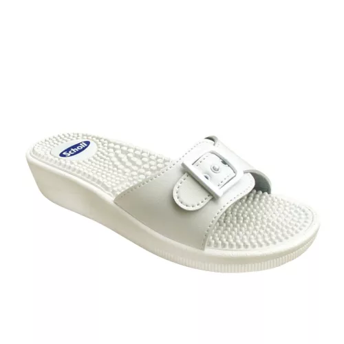 SCHOLL NEW MASSAGE PAPUCS 38 FEHÉR 1PÁR