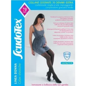   Scudotex 496 Extra Kismama Harisnyanadrág Fekete 3-as méret