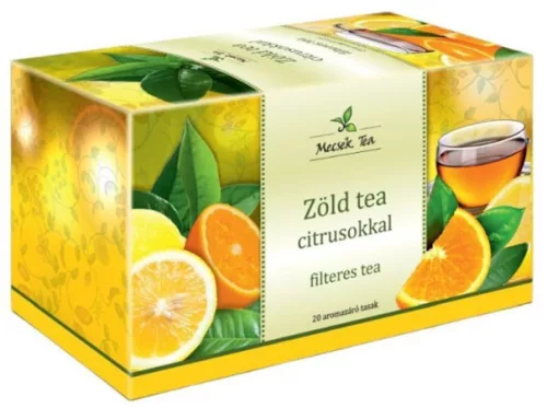 MECSEK ZÖLDTEA CITROMMAL 20X 2G FILTERES