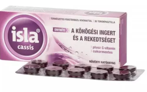 ISLA-CASSIS PLUS C VITAMIN SZOP TABL 30X