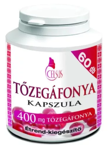 TŐZEGÁFONYA 400MG KAPSZULA 60X CELSUS