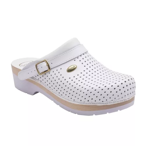SCHOLL CLOG S/COMFB/S CE KLUMP 46 FEHÉR