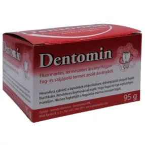 DENTOMIN ÁSV FLUORMENT FOGPOR NATÚR 95G