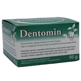 DENTOMIN ÁSV GYÓGYN FLUORMENT FOGPOR 95G