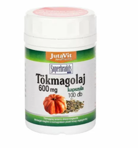 JUTAVIT TÖKMAGOLAJ 600MG KAPSZULA 100X