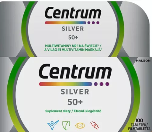CENTRUM SILVER 50+ FILMTABLETTA 100X