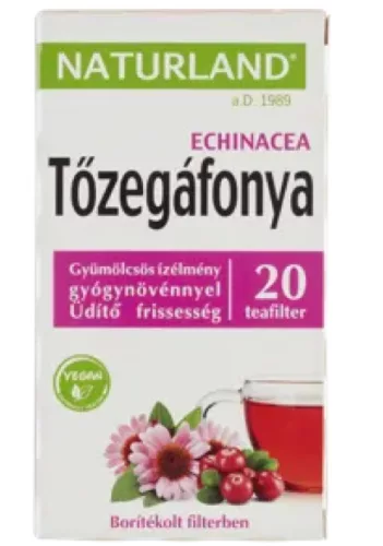 TŐZEGÁFONYA ECHIN GYÜM TEA 20X 2G NLAND
