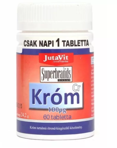 JUTAVIT KRÓM 100MCG ÉTRKIEG TABLETTA 60X