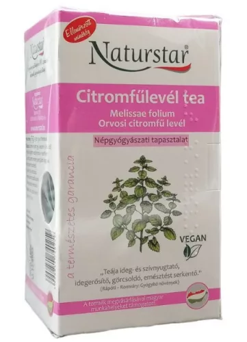 NATURSTAR CITROMFŰLEVÉL TEA 25X 1G