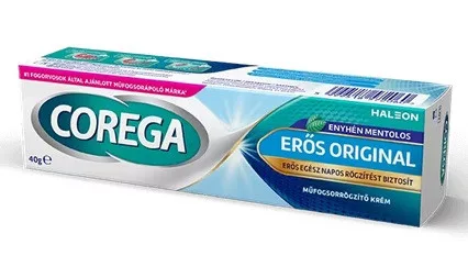 COREGA KRÉM ERŐS RÖGZÍTÉS MENTOLOS 40G