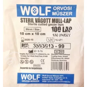 Mull lap steril 10x10 cm 100x 3593013 w
