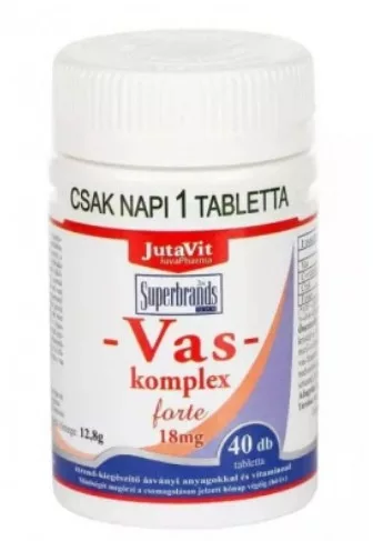 JUTAVIT VAS KOMPLEX 18MG FORTE TABL 40X