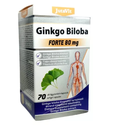 JUTAVIT GINKGO 80MG FORTE KAPSZULA 70X