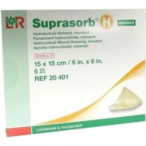   Suprasorb h standard 15 x 15 cm 20401 hydrokolloid kötszer vastag lappal steril (lohmann)
