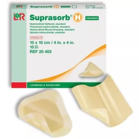   Suprasorb h standard 10 x 10 cm (10 db/doboz) 20403, 108830 hydrokolloid kötszer vastag lappal steril (lohmann)