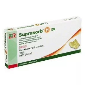   Suprasorb h 5 x 10 cm 20410 hidrocolloid kötszer vékony lappal steril (lohmann)