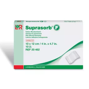   Suprasorb f 10 x 12 cm (10 db/doboz) 20462 filmkötszer steril (lohmann)