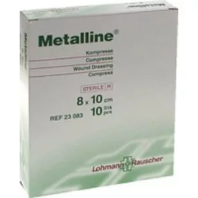   Metalline 8 x 10 cm (10 db/doboz) 23083 impregnált gézlap steril (lohmann)
