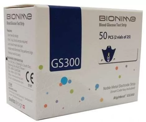 Bionime rightest vércukorszintmérő tesztcsík 50 db