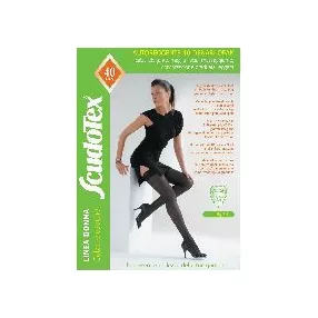   Scudotex s-463 combharisnya 40 den csipke berakással, csúszásgátló szilikon tapadócsíkkal 2 - 5 méretek