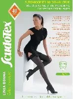 Scudotex s-463 combharisnya 40 den csipke berakással, csúszásgátló szilikon tapadócsíkkal 2 - 5 méretek