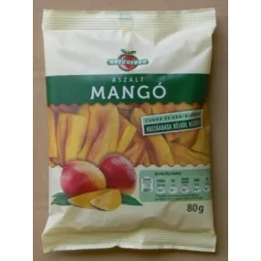 Naturfood aszalt mangó 80 gr hozzáadott cukor nélkül