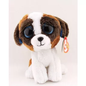 TY BOOS PLÜSSFIGURA 15 CM ZUZU BARNA KUTYA