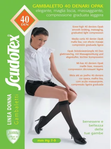 Scudotex s-468/1 nature (Scudotex S-M 35-37) női térdharisnya 40den