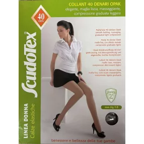 S-460/3 NERO SCUDOTEX HARISNYANADRÁG 40 DEN