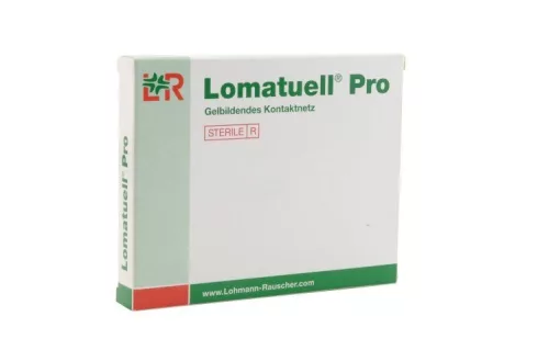Lomatuell pro 5 x 5 cm gélképző sebfedő lap 30870 10 db/dob (steril)