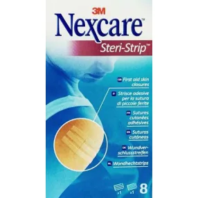   Nexcare steri-strip sebzáró csík vegyes méret (6 mm x 75 mm, 3 mm x 75 mm)