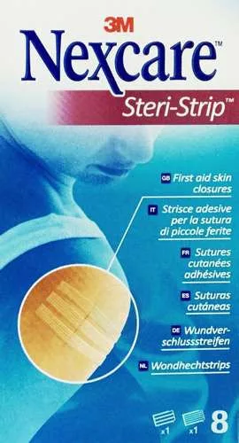 Nexcare steri-strip sebzáró csík vegyes méret (6 mm x 75 mm, 3 mm x 75 mm)