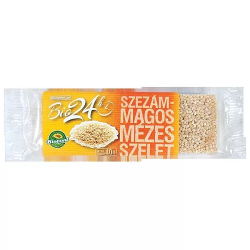 Biopont bio mézes szelet szezámmagos 40 gr