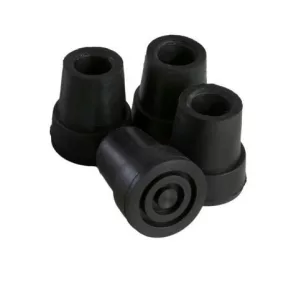   Mankógumi fekete fémbetéttel 22 mm (könyök és hónalj mankóhoz)