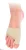 Qmed hallux valgus védő (bütyökvédő szilikon béléssel)
