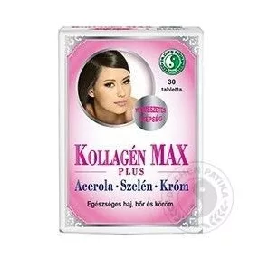   Dr. chen kollagén max plus tabletta 30 db-os (acerola szelén króm) egészséges haj bőr és köröm