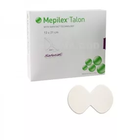   Mepilex talon 13 x 21 cm szilikonnal bevont habkötszer (sarok)