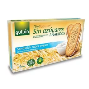   Gullón diabetikus cukormentes yoghurtos reggeli szendvics keksz 220 gr
