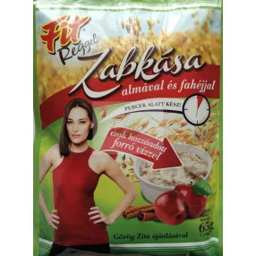 Fit reggeli zabkása almával és fahéjjal 65 gr