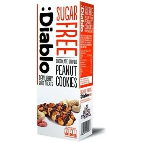 DIABLO CSOKIS-FÖLDIMOGYORÓS KEKSZ CUKORMENTES 150 GR