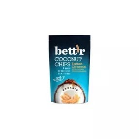  BETT'R BIO KÓKUSZ CHIPS SÓS-KARAMELL 70 GR GM, VEGÁN, PALEO