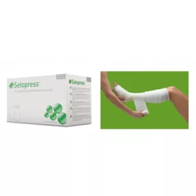   Setopress 10 cm x 3,5 m kompressziós bandázs (rugalmas pólya)