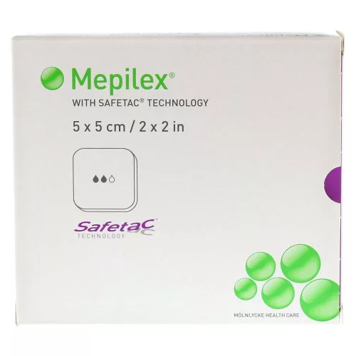 Mepilex 5 x 5 cm lágy szilikon habos kötszer