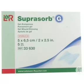   Suprasorb g 5 x 6,5 cm 33630 hydrogél lap kötszer steril (lohmann)
